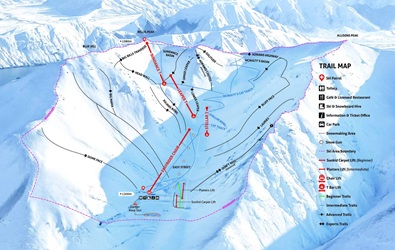 Porters Ski Trail Map